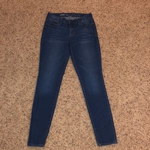 Dark Wash Mid-Rise Jeans